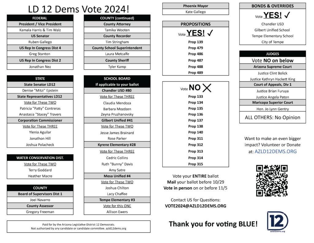 LD 12 2024 Voter Guide